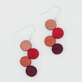 Raspberry Eva Dangle Earrings - Sylca Designs - Chunky Jewelry