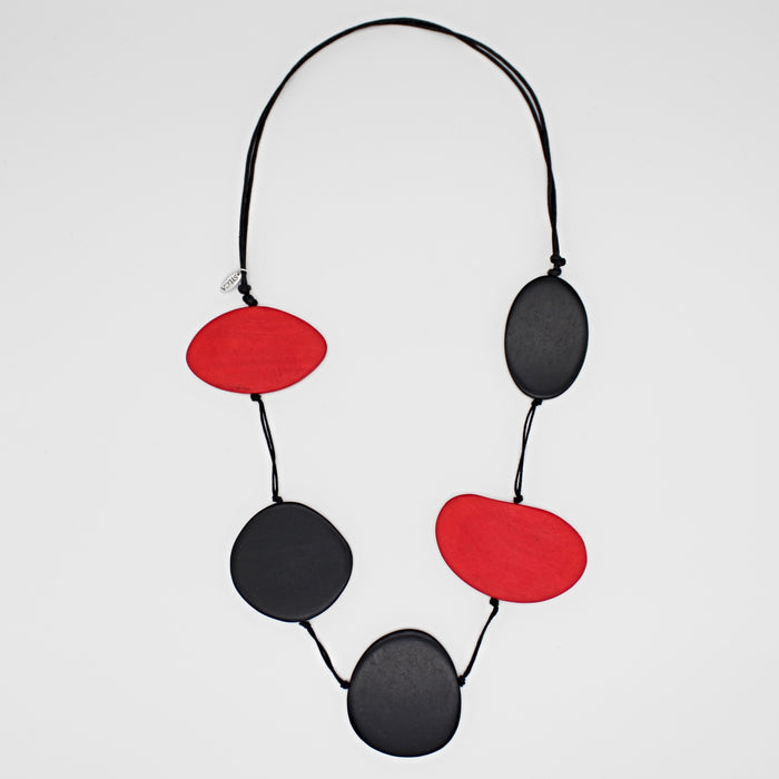 Red Avary Necklace - Sylca Designs - Chunky Jewelry
