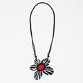 Red Bumble Blossom Daisy Pendant
