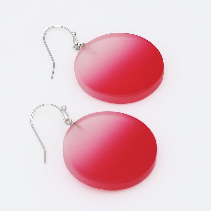 Red Fantasy Ombre Earrings - Sylca Designs - Chunky Jewelry