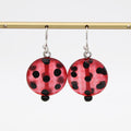 Red Polka Dot Drift Earrings