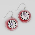 Red Reign Earrings - Sylca Designs - Chunky Jewelry
