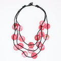 Red Sky Dream Bib Necklace