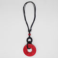 Riviera Red Link Pendant - Sylca Designs - Chunky Jewelry