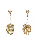 Romantic Style Gold Tone Tassel Earring SE028
