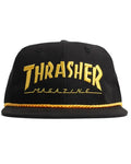 Rope Snapback Hat - Black/Yellow