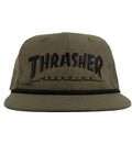 Rope Snapback Hat - Olive/Black