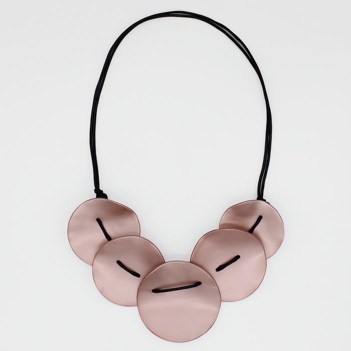 Rose Opaline Drift Necklace - Sylca Designs - Chunky Jewelry