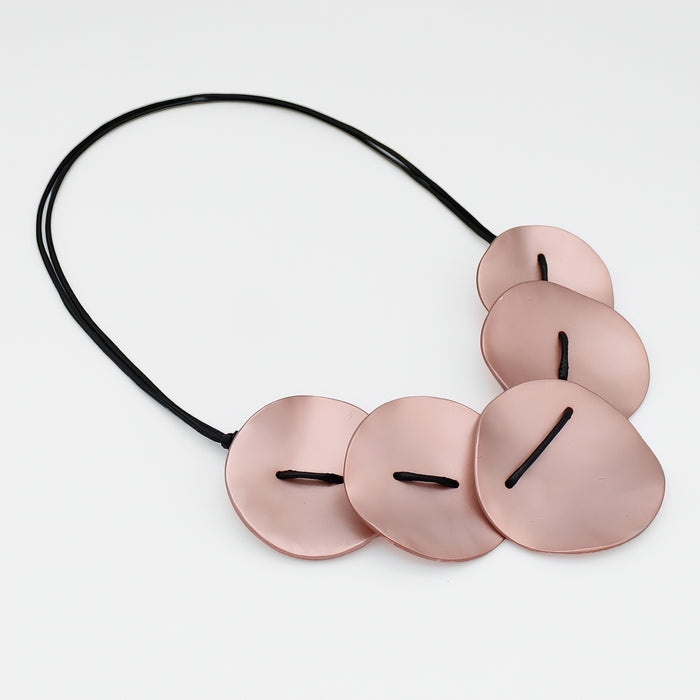 Rose Opaline Drift Necklace - Sylca Designs - Chunky Jewelry