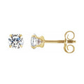 Round 4-Prong Youth Stud Earrings