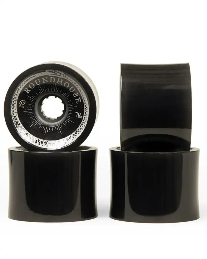 Roundhouse Concave 78A Longboard Wheels - Smoke