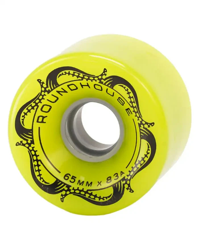 Roundhouse Slick 83A Longboard Wheels - Green Glo