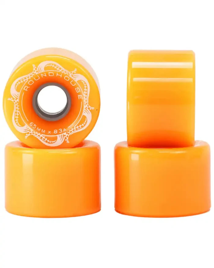 Roundhouse Slick 83A Longboard Wheels - Orange