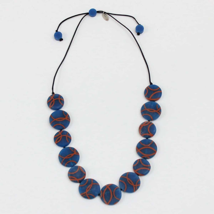 Royal Blue Lydia Necklace - Sylca Designs - Chunky Jewelry