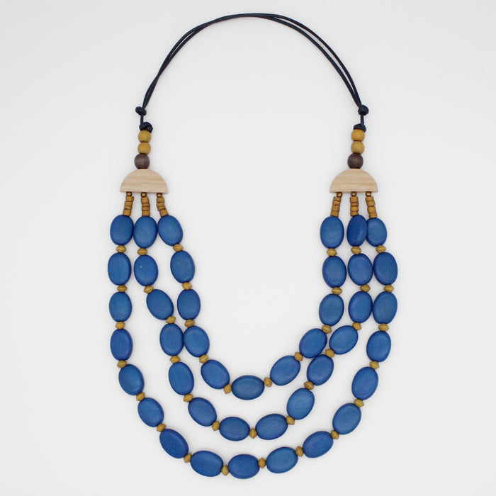 Royal Blue Nila Necklace - Sylca Designs - Chunky Jewelry