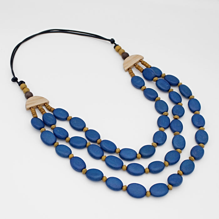 Royal Blue Nila Necklace - Sylca Designs - Chunky Jewelry