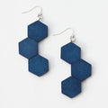 Royal Hexy Earrings - Sylca Designs - Chunky Jewelry