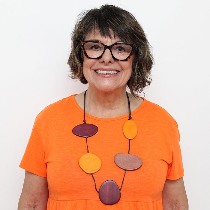 Rust Avary Necklace - Sylca Designs - Chunky Jewelry
