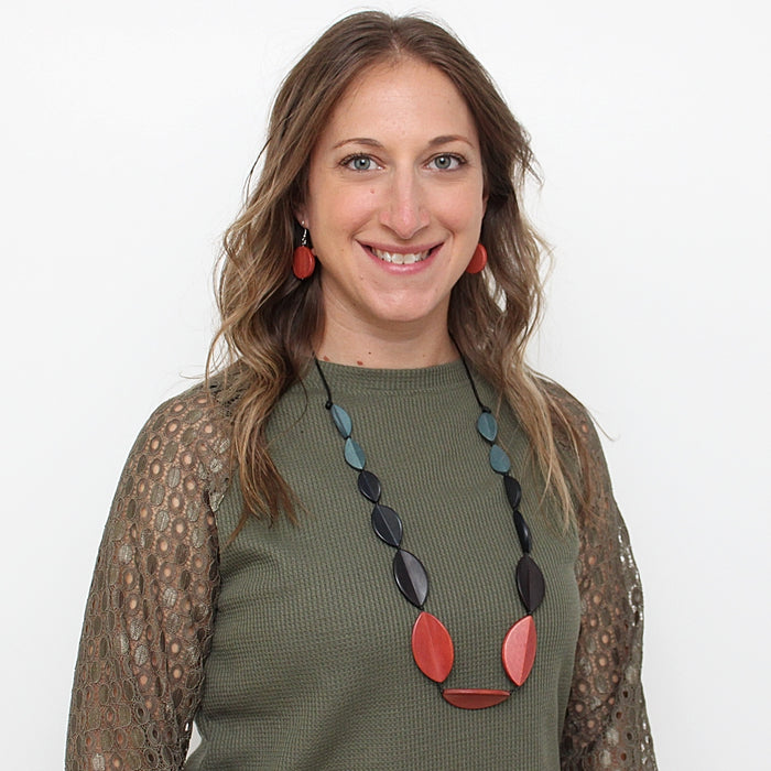 Rust Larissa Necklace - Sylca Designs - Chunky Jewelry