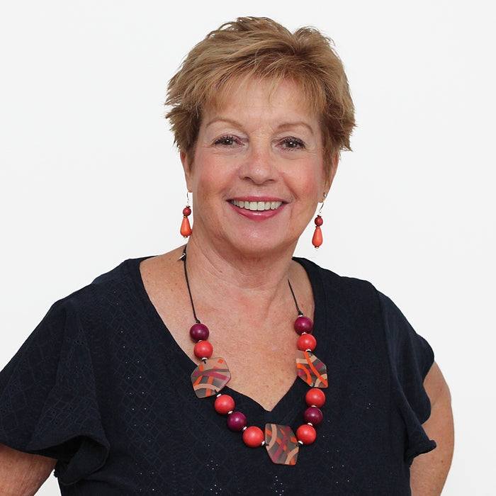 Saffron Mixed Media Necklace - Sylca Designs - Chunky Jewelry