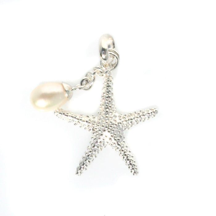 silver starfish pendant