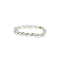 “Freshwater pearl stretch ring with gold detailing inspired by coastal Australian style designed in Broome Western Australia”