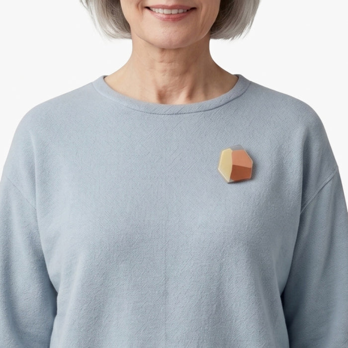 Sandstone Brooch