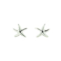 sterling silver starfish studs