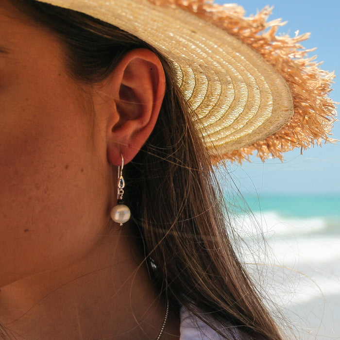 pearl earrings