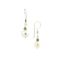 Sea Dreams Pearl Earrings Labradorite