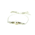 silver tassel bracelet