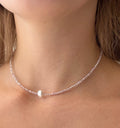 Sea Foam Keshi Pearl Necklace Silver – Keshi Pearl Jewellery Australia | Lush Designs Jewellery