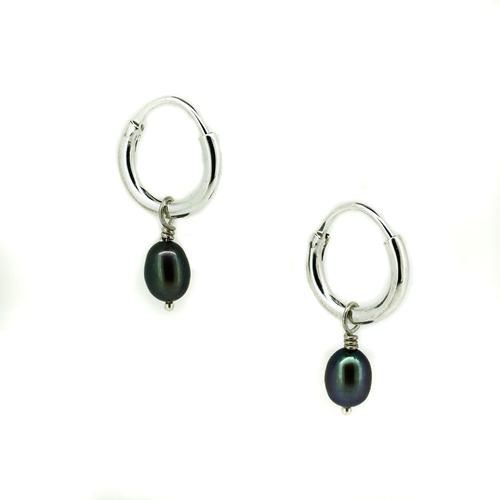 Sea Goddess Midnight Pearl Sleepers 7mm