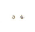 dainty cubic zirconia studs