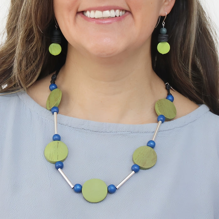 Seabreeze Lime Statement Necklace