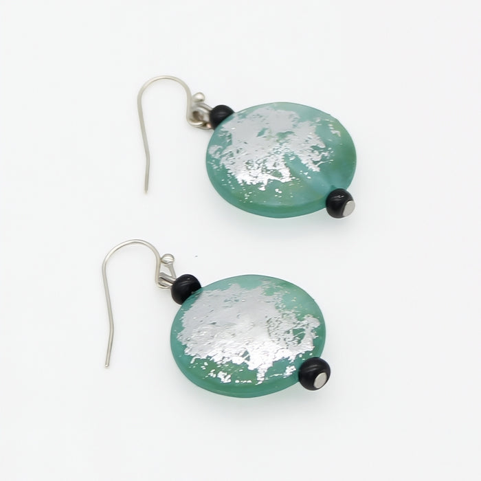Seafoam Silver Drift Earrings