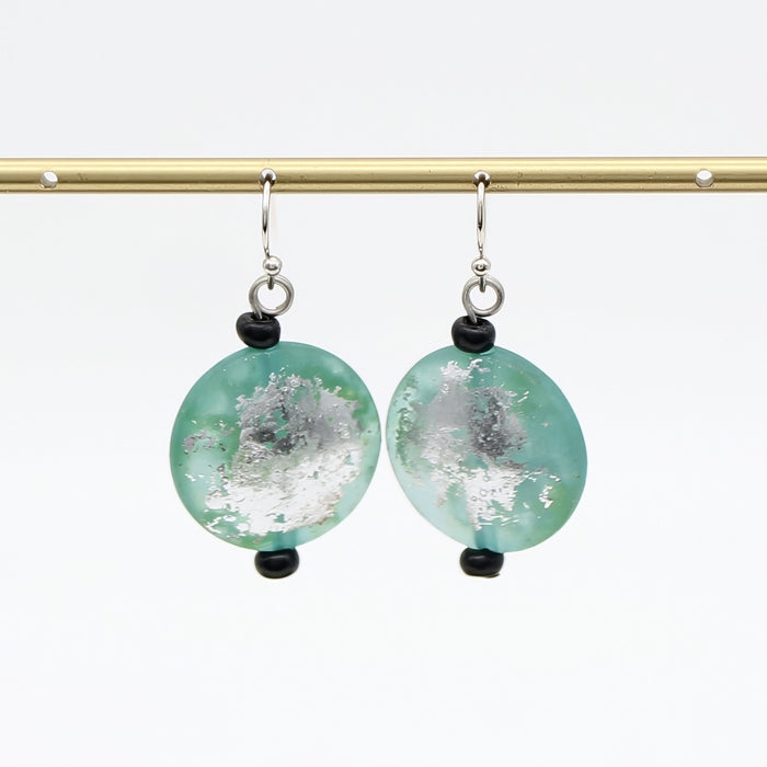 Seafoam Silver Drift Earrings