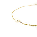 “Seaside Glow freshwater pearl gold vermeil necklace designed in Broome Western Australia”