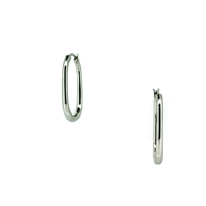 sterling silver hoop earrings