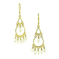 Shinju Pearl Earrings Gold featuring genuine freshwater pearls set in premium gold vermeil over 925 sterling silver.