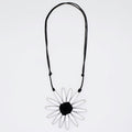 Silver Amaya Flower Statement Necklace - Sylca Designs - Chunky Jewelry
