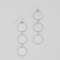 Silver Ashlyn Dangle Earring - Sylca Designs - Chunky Jewelry