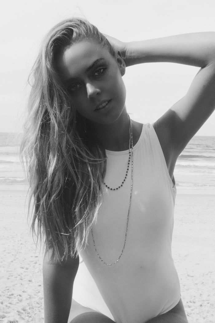 silver necklace
