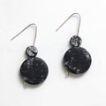 Silver Speckled Calla Earring - Sylca Designs - Chunky Jewelry