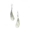 mother of pearl shell hook earrings