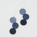 Smoke Triple Stacked Earring - Sylca Designs - Chunky Jewelry