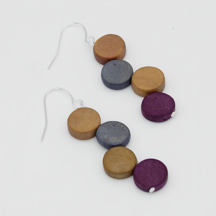 Spice Eva Dangle Earrings - Sylca Designs - Chunky Jewelry