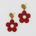 Spice Petalwood Earrings - Sylca Designs - Chunky Jewelry