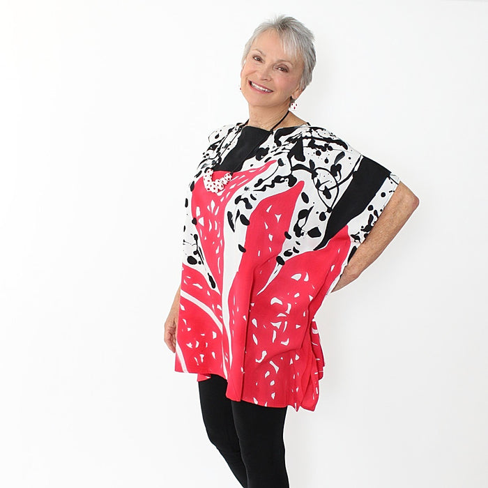 Splatter Blouse - Sylca Designs - Chunky Jewelry