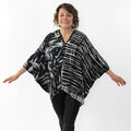 Split Pattern Blouse - Sylca Designs - Chunky Jewelry